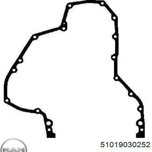 Junta de tapa trasera del bloque de cilindros MAN 51019030252 precio, desde 23,99 EUR