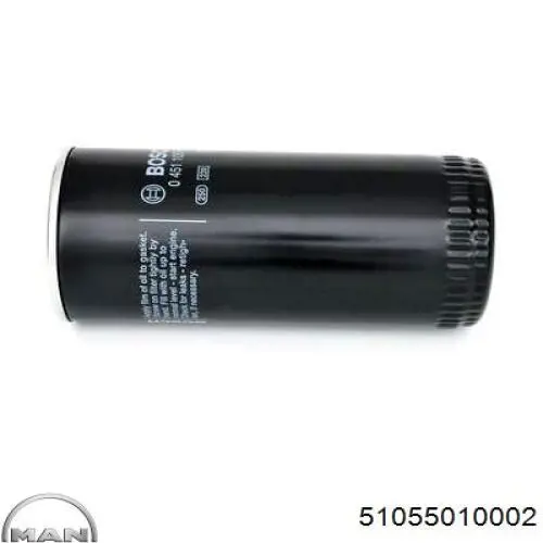 Comprar 51055010002 MAN Filtro del sistema hidráulico