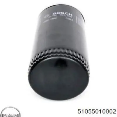 Filtro del sistema hidráulico 51055010002 MAN