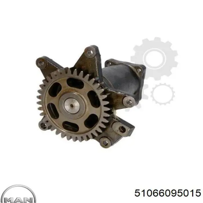 Comprar 51066095012 MAN Soporte del acoplamiento viscoso del sistema de refrigeración
