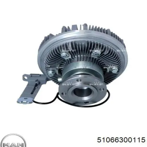 Embrague viscoso de ventilador 51066300115 MAN