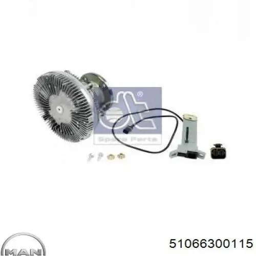 Embrague, ventilador de refrigeración MAN 51066300115 precio, desde 489,23 EUR