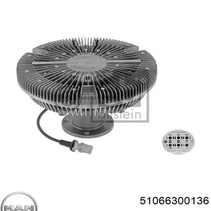 51066300136 MAN embrague, ventilador del radiador