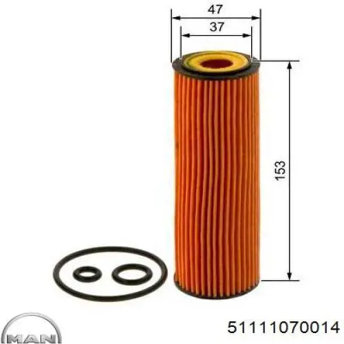 51 11107 0014 MAN válvula de retención de combustible