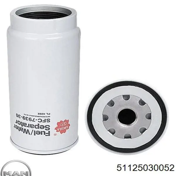 Comprar 51125030052 MAN Filtro diesel