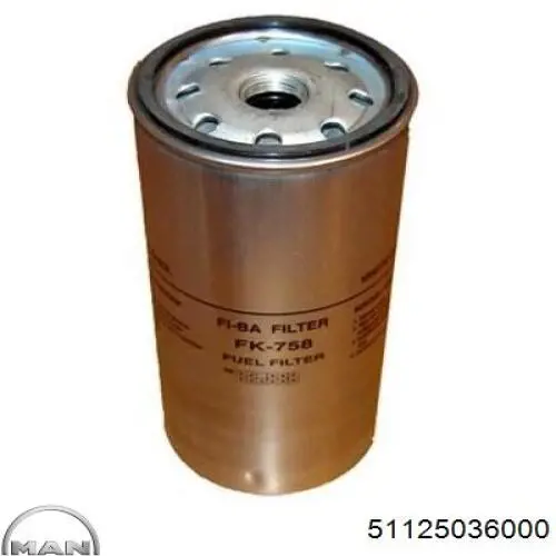 51125036000 MAN Filtro de gasolina
