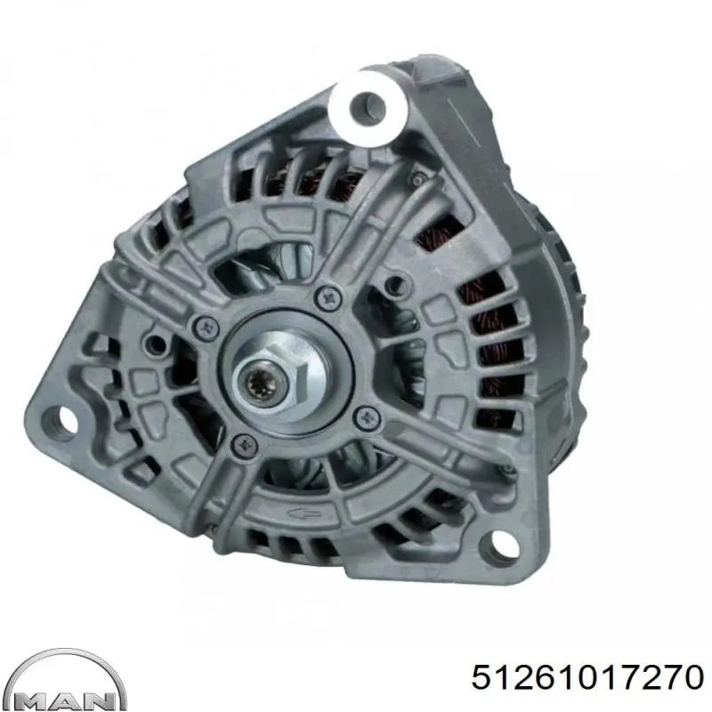 Alternador del motor MAN 51261017270 precio, desde 218,63 EUR