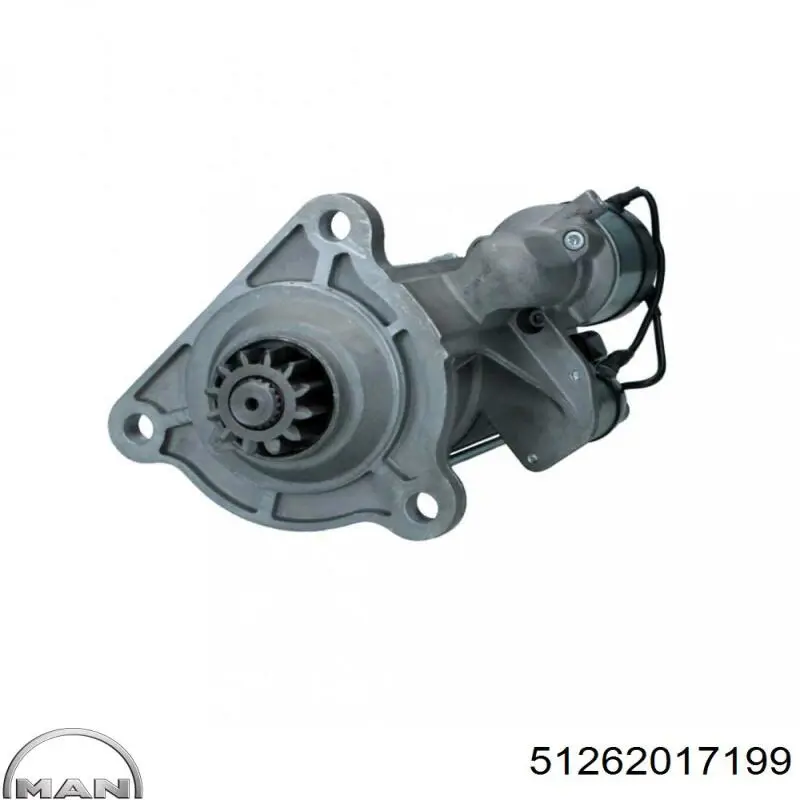 Motor de arranque 51262017199 MAN