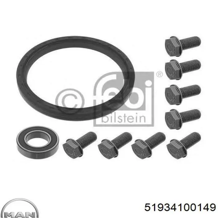 Comprar 51934100149 MAN Rodamiento central del eje de transmisión