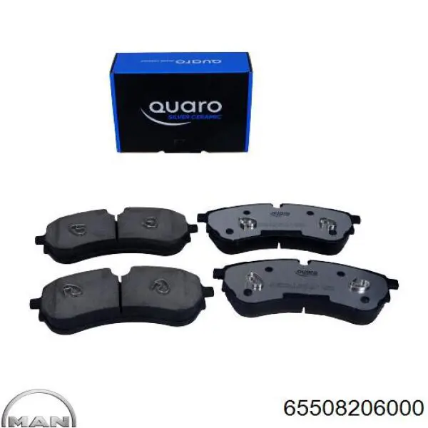 Pastillas freno delanteras MAN 65508206000 precio, desde 42,14 EUR