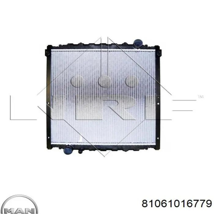 81061016779 MAN radiador refrigeración del motor