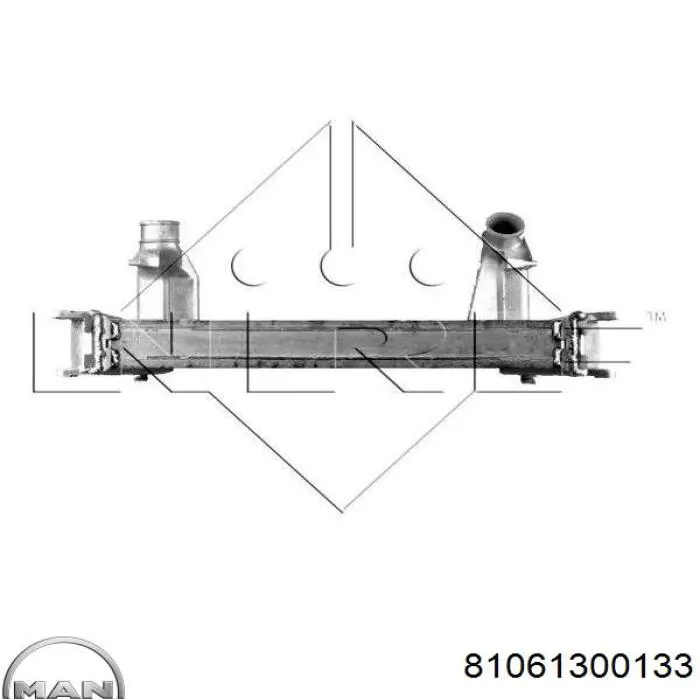 Comprar 81061300133 MAN Turbo intercooler