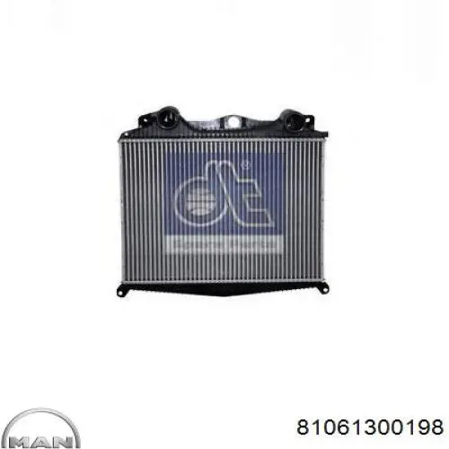 Comprar 81061300198 MAN Turbo intercooler