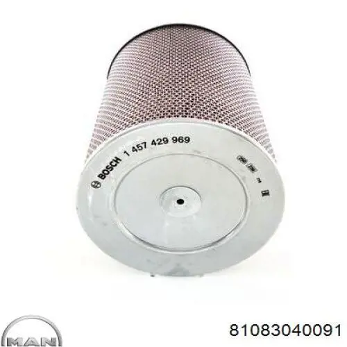 Filtro de aire 81083040091 MAN