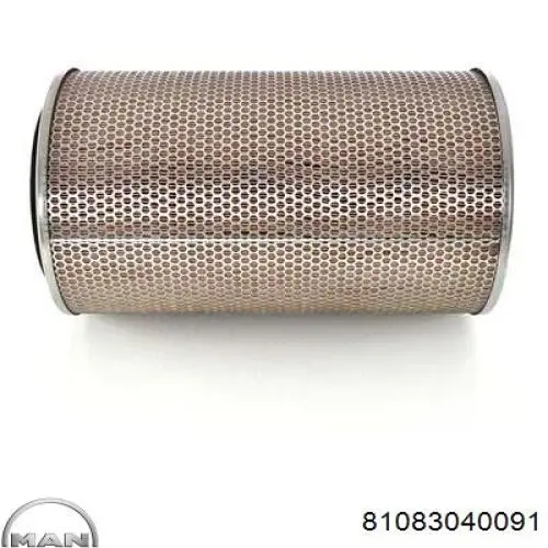 81083040091 MAN Filtro de aire de motor