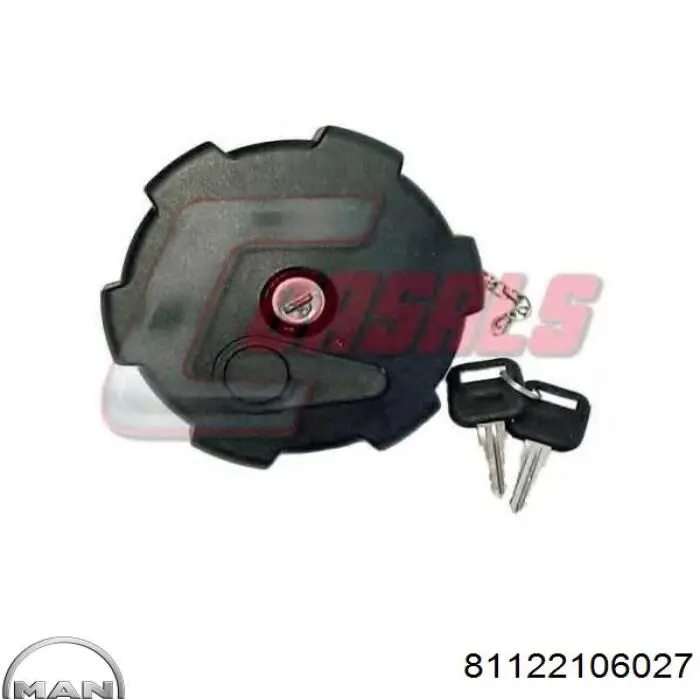81122106027 MAN Tapa tanque combustible