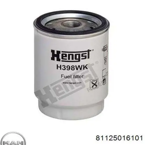 Filtro combustible MAN 81125016101 precio, desde 32,40 EUR