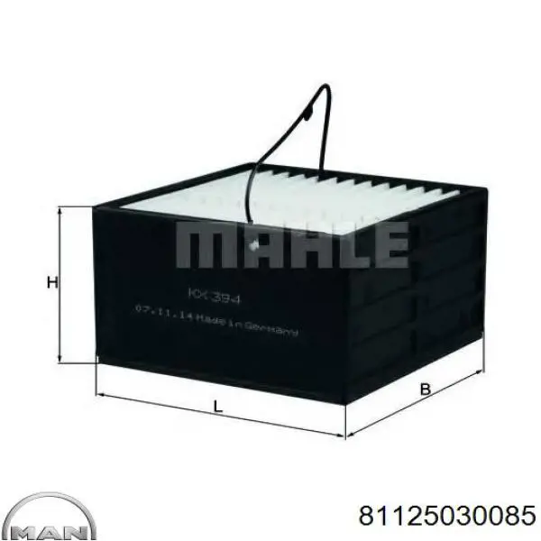 Filtro de gasoil Denckermann A129004