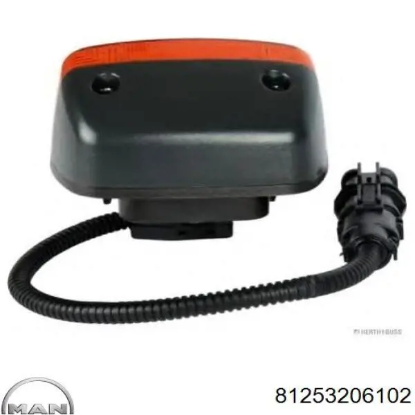 Luz intermitente de guardabarros 81253206102 MAN