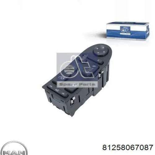 Unidad de control de elevalunas delantera izquierda MAN 81258067087 precio, desde 171,63 EUR