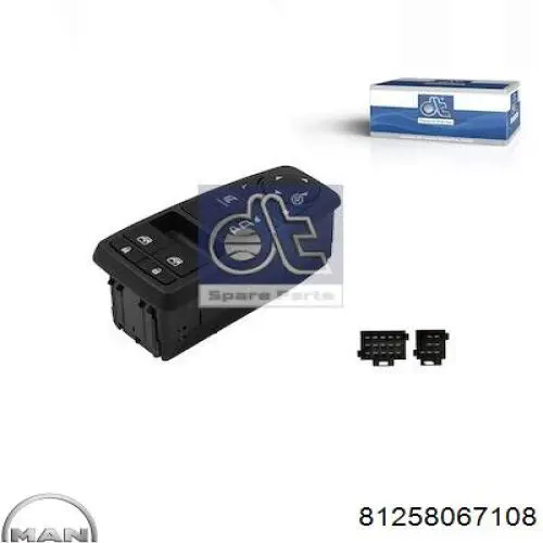 Unidad de control de elevalunas delantera izquierda MAN 81258067108 precio, desde 171,06 EUR