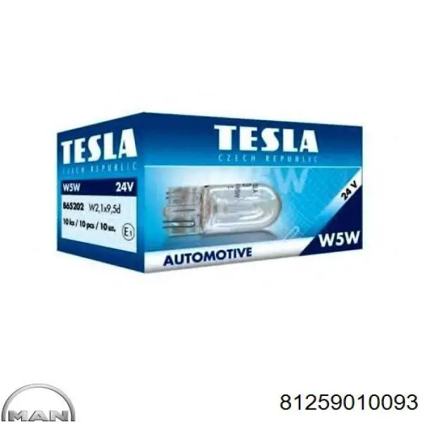 Bombilla de faro MAN 81259010093 precio, desde 0,61 EUR