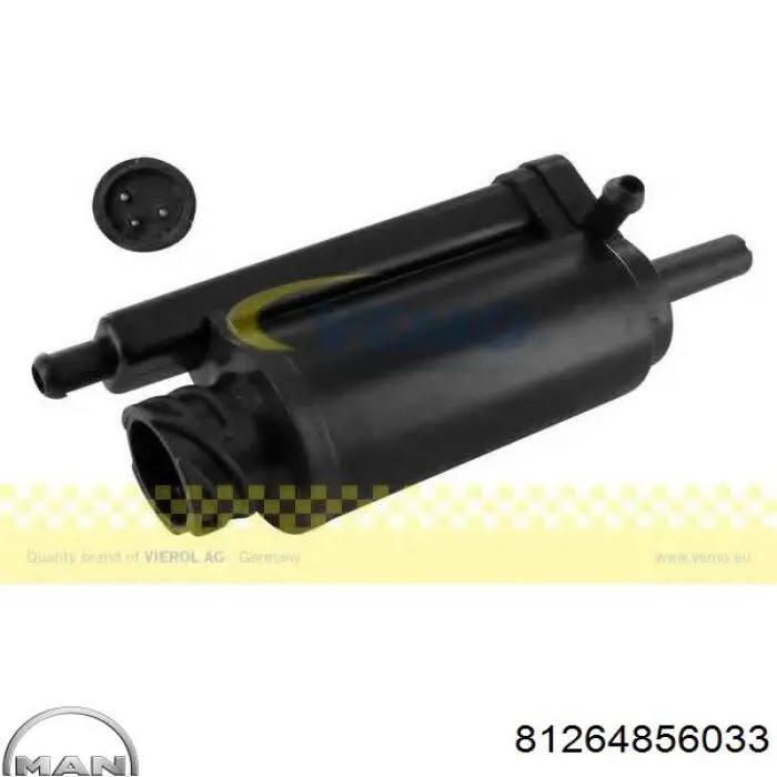 Comprar 81264856033 MAN Bomba de agua limpiaparabrisas, delantera