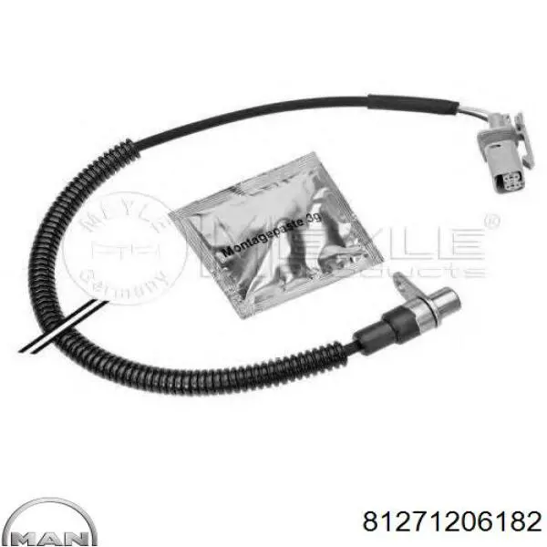 81271206182 MAN Sensor revoluciones de la rueda, trasero izquierdo