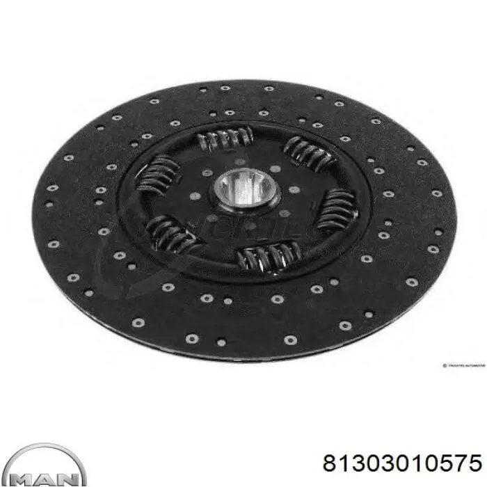 Disco de embrague 81303010575 MAN