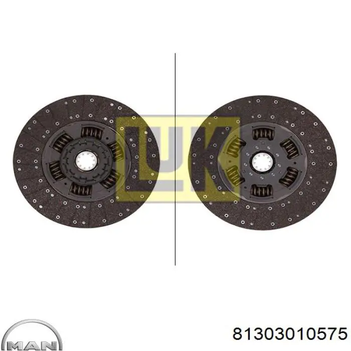 81303010575 MAN Disco de embrague