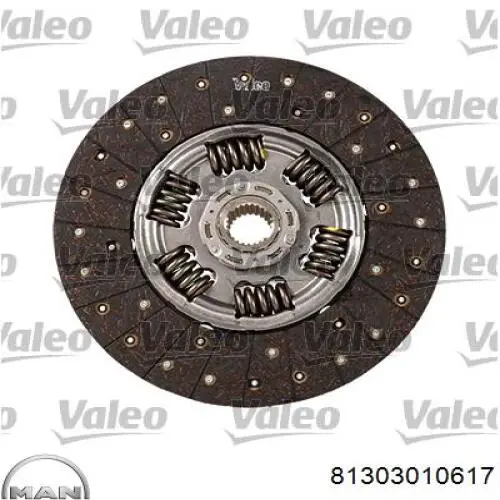 81303010617 MAN Disco de embrague