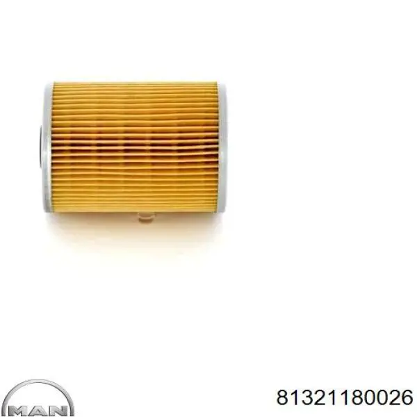Filtro del sistema hidráulico 81321180026 MAN