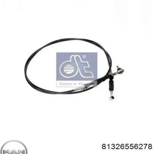 81326556278 MAN cable de accionamiento, caja de cambios (selección de marcha)