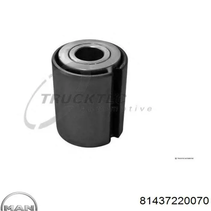 Comprar 81437220070 MAN Buje metálico de la ballesta trasera