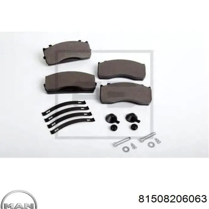Pastillas de freno 81508206063 MAN