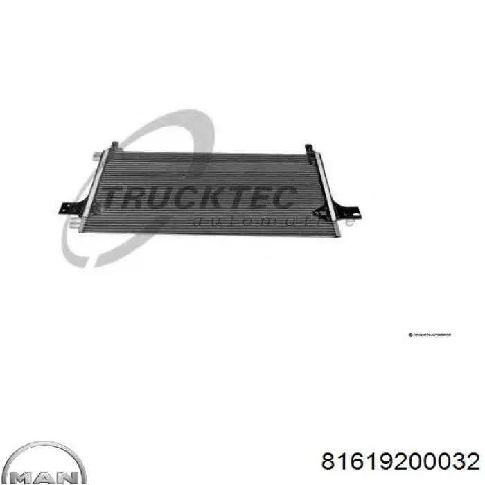 Aire acondicionado capacitor MAN 81619200032 precio, desde 89,85 EUR
