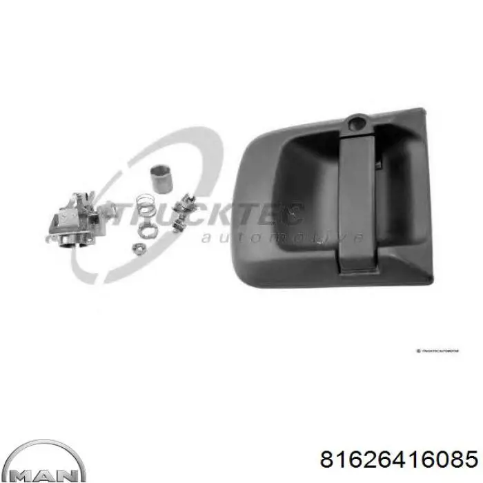Manija exterior izquierda de puerta delantera 81626416085 MAN