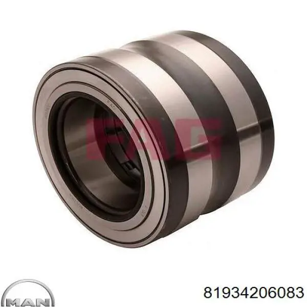 Cojinete de cubo delantero/trasero 81934206083 MAN