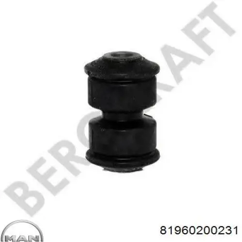 Buje de ballesta delantera 81960200231 MAN