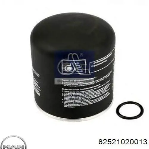 Filtro del desecador de aire (separador de agua y aceite) (camión) MAN 82521020013 precio, desde 20,16 EUR