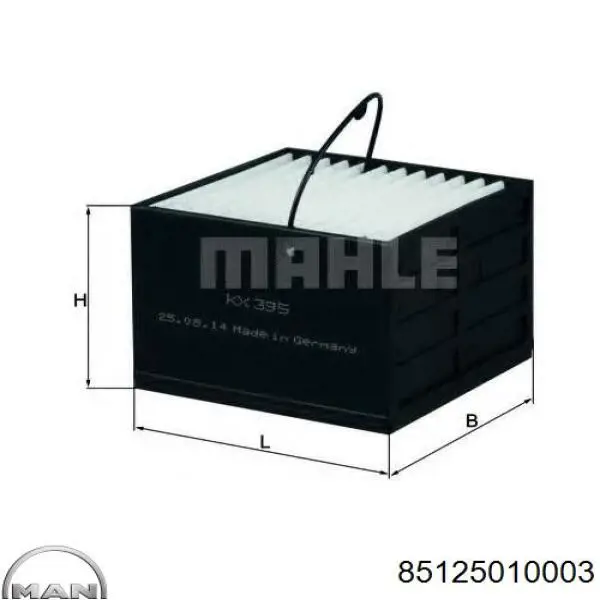 Comprar 85125010003 MAN Filtro diesel