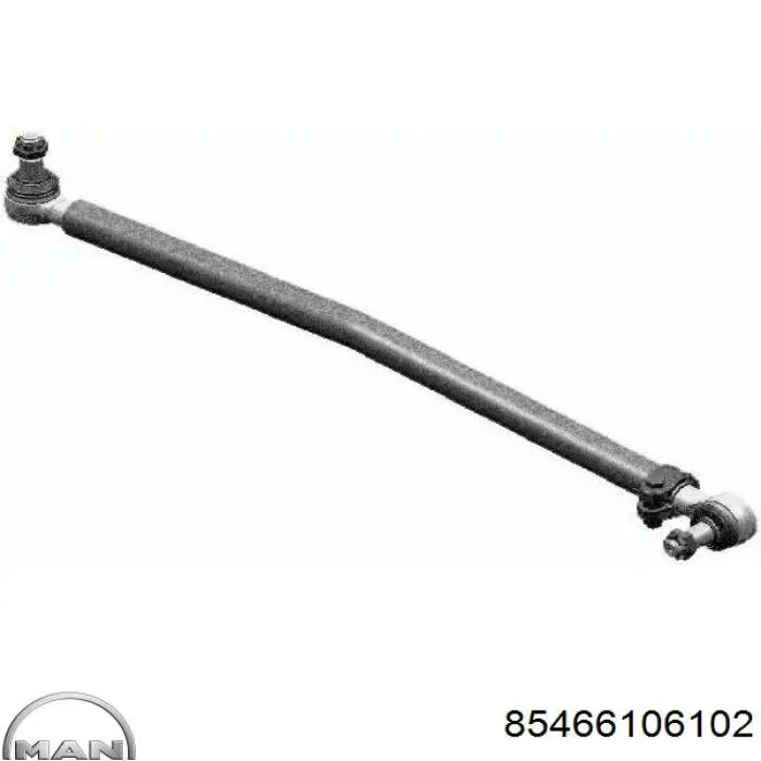 Barra longitudinal de dirección delantera MAN 85466106102 precio, desde 80,56 EUR
