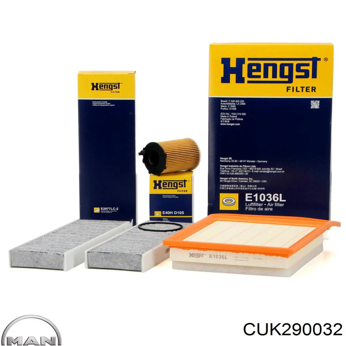 CUK290032 MAN filtro habitáculo