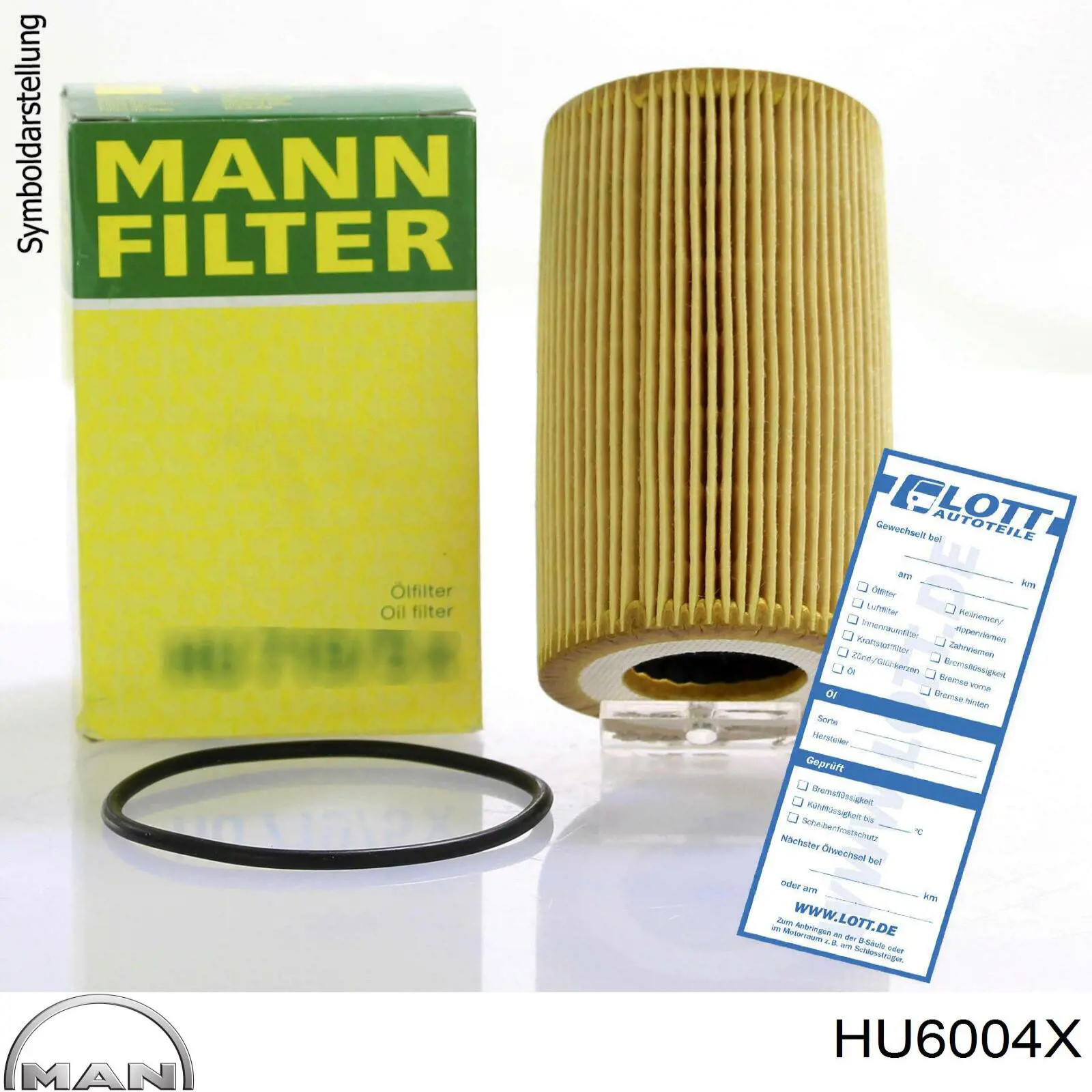 HU6004X MAN filtro de aceite