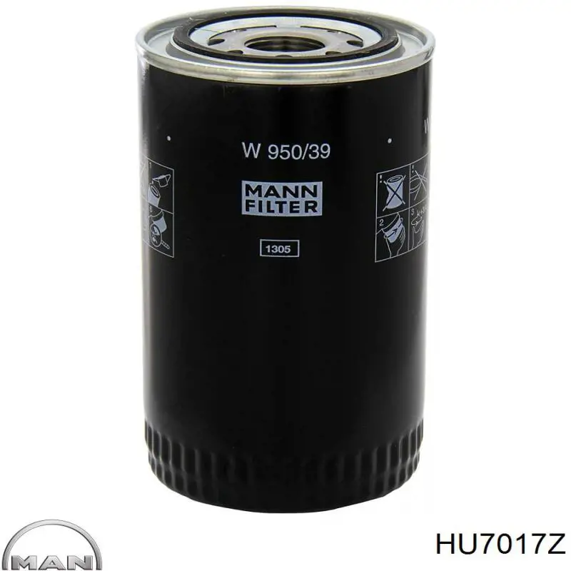 HU7017Z MAN filtro de aceite