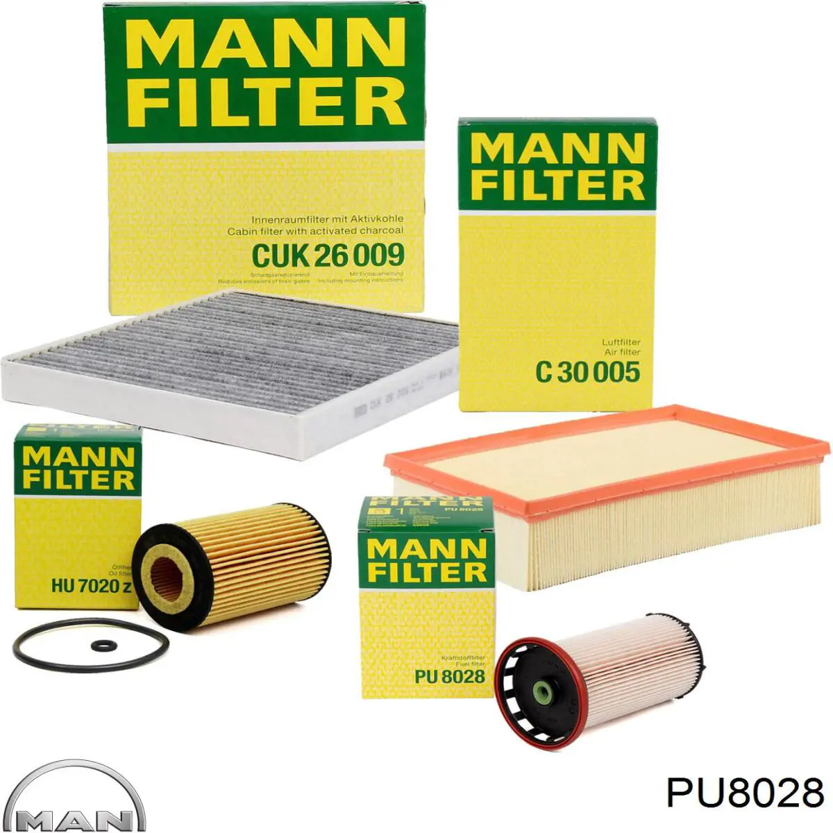 PU8028 MAN filtro combustible