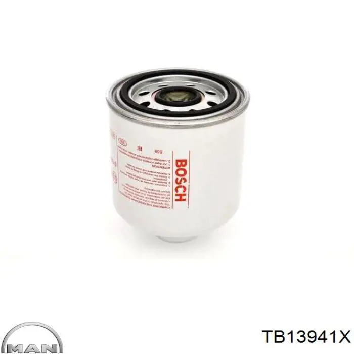 TB13941X MAN filtro del secador de aire (separador de agua y aceite (CAMIÓN))