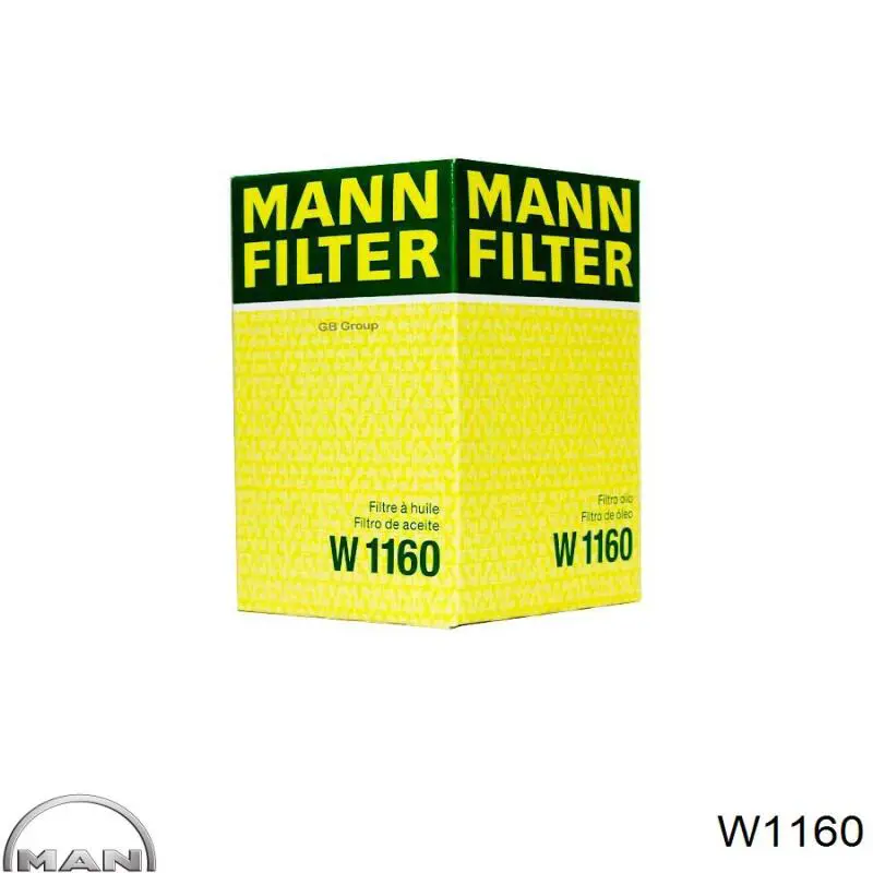 W 1160 MAN filtro de aceite