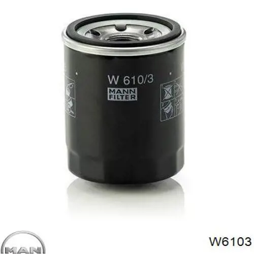 W6103 MAN filtro de aceite