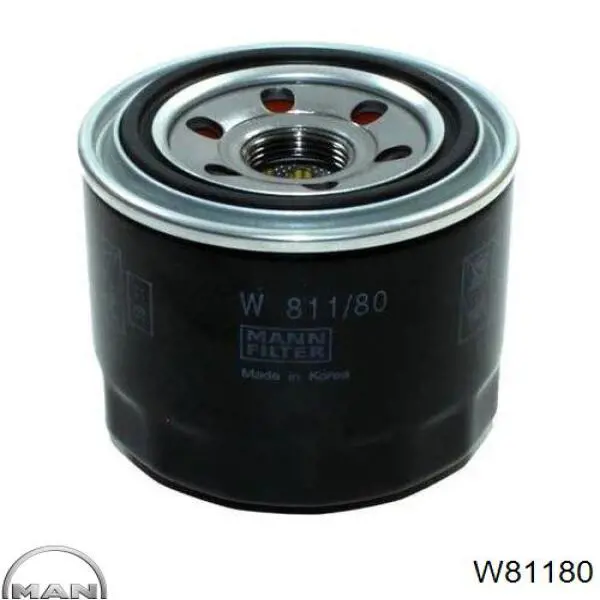 W81180 MAN filtro de aceite